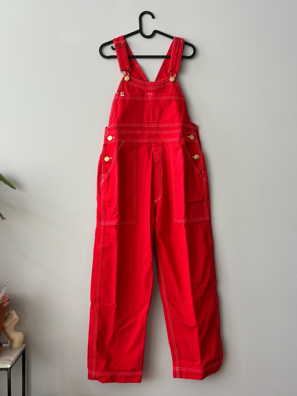 NWOT Red XS Big Bud Press overalls